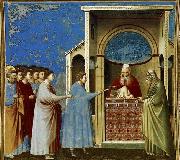 GIOTTO di Bondone The Bringing of the Rods to the Temple Spain oil painting artist